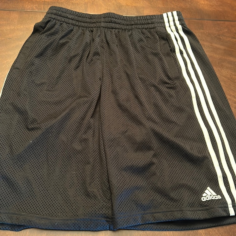 Black Adidas Basketball Shorts size Large